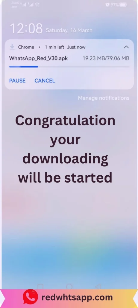 Congratulation your download will be started.